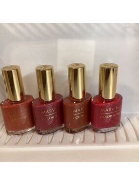 Mary Kay Color Shield Nail Polish, Bundle Of 4 Discontinued Shades, New No Box